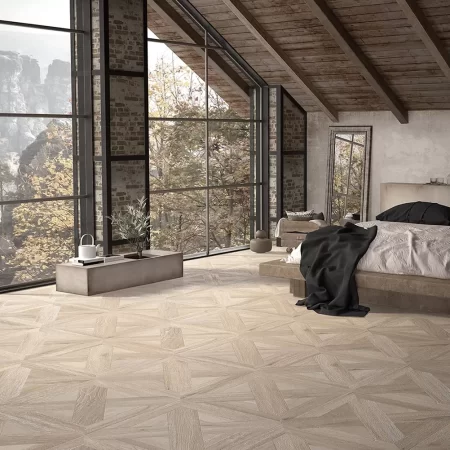 alberta gris 60x60cm wood effect porcelain tile.