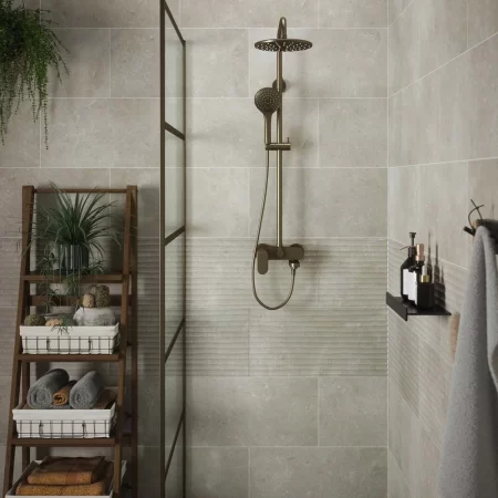 bloomberg decor matt wall tile a wave tile that can be used as a feature tile. 300x600mm rectified ceramic.