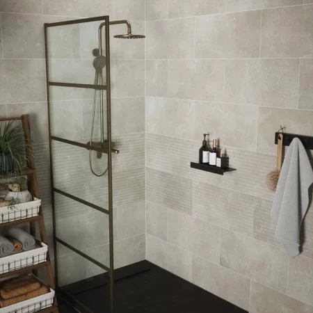 bloomberg decor matt wall tile a wave tile that can be used as a feature tile. 300x600mm rectified ceramic.