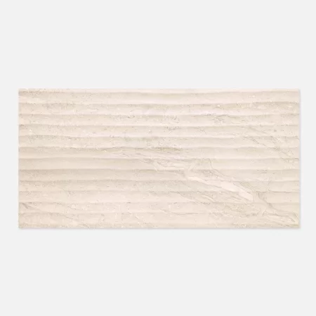 single tile image od laurent beige matt decor feature wall tile.