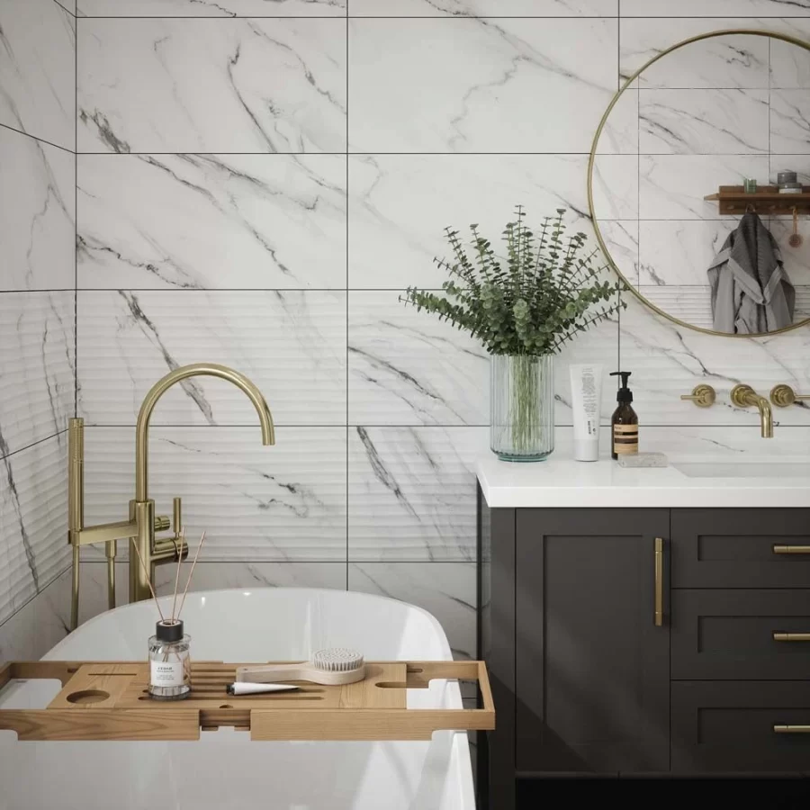 waldorf decor matt wall feature tile in 300x600mm