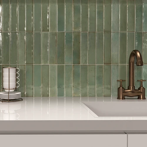 an image of kitchen tiles on a kitchen splashback