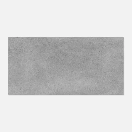 a single tile image of pinnacle concrete grey lvt click flooring