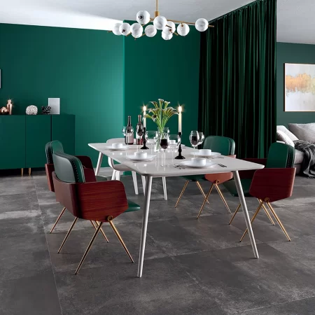 oxid carbon 600x600mm on a living room floor