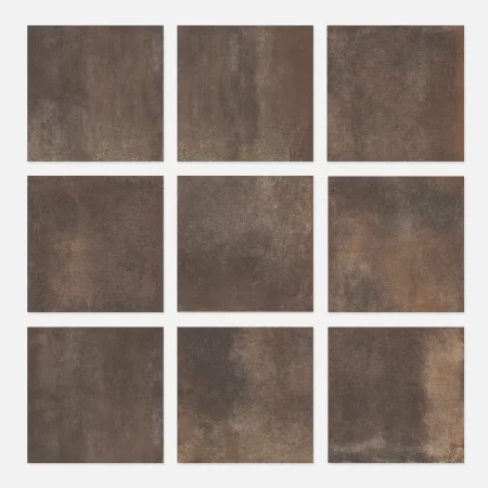 oxid copper 600x600mm porcelain tiles faces