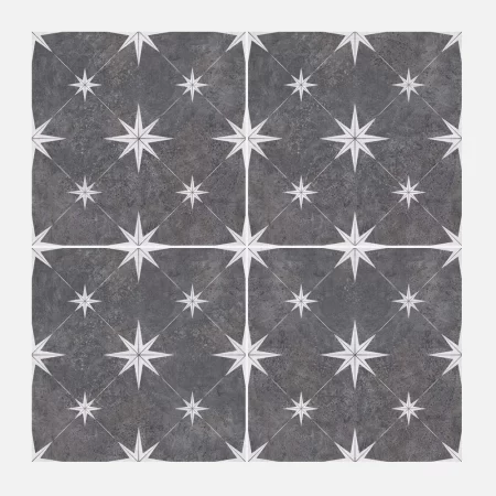 four tile pattern image of vincent charcoal 335x335 pattern tile