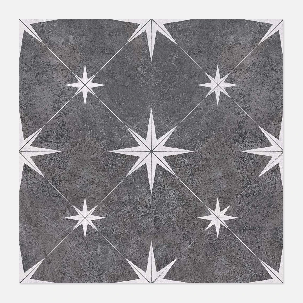 a single tile image of vincent charcoal 335x335 pattern tile